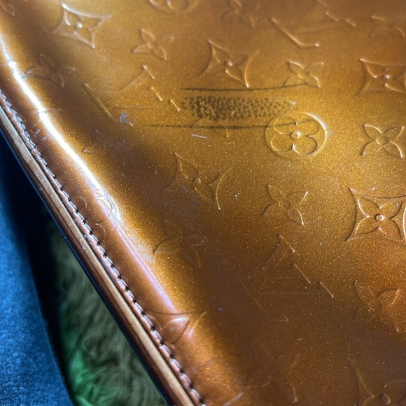 FINAL SALE PRICE Louis Vuitton Elegant Houston Design Brown monogram Vernis - Picture 8 of 12